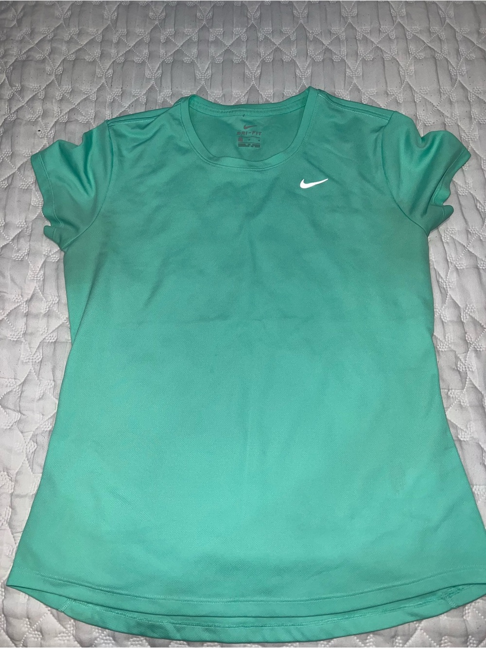 Nike Women's Teal Short Sleeve Dri-FIT Tee